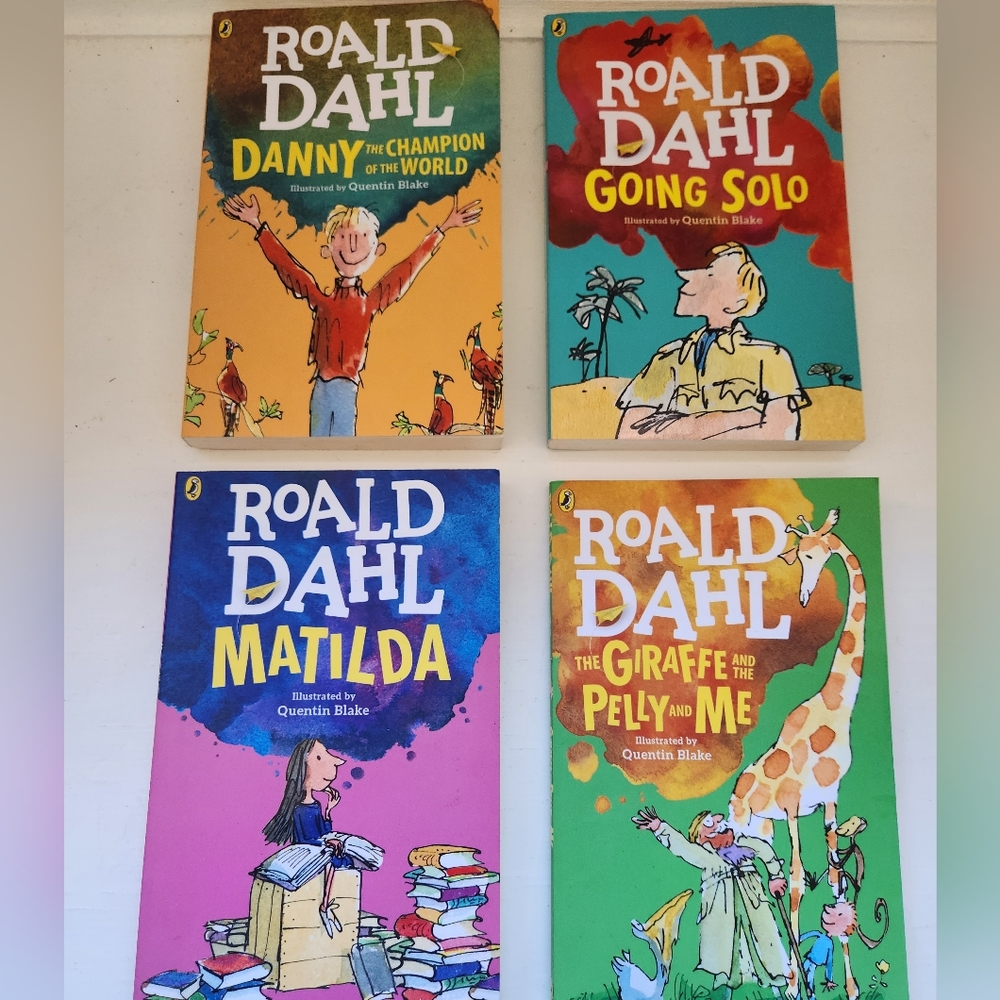Set of 4 Roald Dahl Books